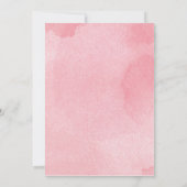 Invitation Bébé d'hiver C'est froid dehors filles Baby shower (Dos)