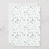 Invitation Bébé d'hiver Il fait froid dehors Baby shower (Dos)