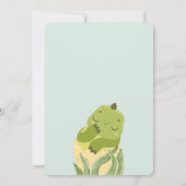 Invitation Bébé Dino anniversaire (Dos)