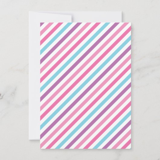 Invitation Bébé dormant mignon Baby shower Unicorn (Dos)