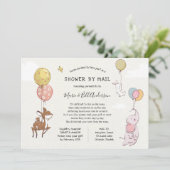 Invitation Bébé Douche longue distance par courrier (Debout devant)