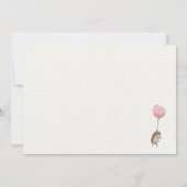 Invitation Bébé Douche longue distance par courrier (Dos)