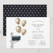 Invitation Bébé Douche longue distance par courrier (Devant / Derrière)