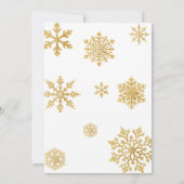 Invitation Bébé d'ours Il fait froid à l'extérieur du Baby sh (Dos)