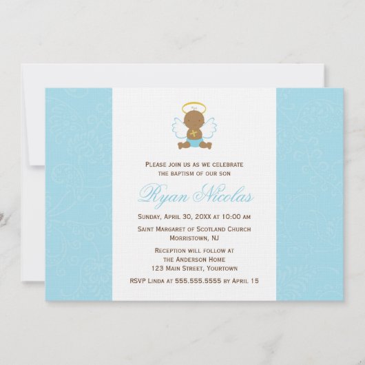 Invitation Bébé doux (Devant)
