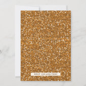 Invitation Bébé Écureuil Filles Bois Floral Premier anniversa (Dos)