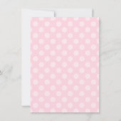 Invitation Bébé éléphant moderne pois Baby Shower (Dos)