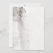 Invitation Bébé Empereur Penguin Baby shower d'hiver (Dos)