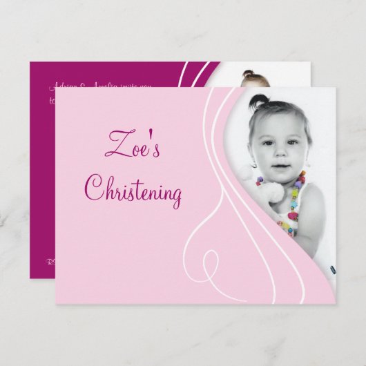 INVITATION BÉBÉ EN COLÈRE (Devant / Derrière)