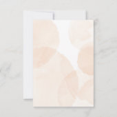 Invitation bébé en fleur, baby shower boho brun fleuri arche (Dos)