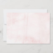 Invitation Bébé En Fleur Baby shower Floral (Dos)