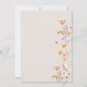 Invitation Bébé En Fleur Fleur Fleur Fleur Fleur Fleur Fleur (Dos)