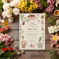 Bébé En Fleur Jardin Cultivant Baby shower Familia