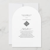 Invitation Bébé en Fleur Jardin Floral Bébé Registre Douche (Dos)