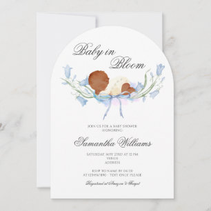 Invitation Bébé en Fleur Jardin Floral Bébé Registre Douche