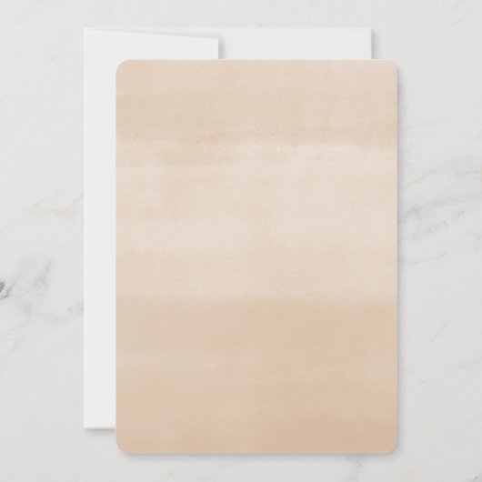 Invitation Bébé en fleur pampas herbe boho fille baby shower (Dos)