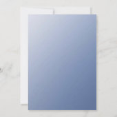 Invitation Bébé En Fleur Printemps Violet Fleur sauvage Baby (Dos)