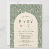 Invitation Bébé en Fleur Whimsical Wildflower Baby Shower (Devant)