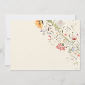 Invitation Bébé en fleurs Baby shower de printemps floral pho (Dos)