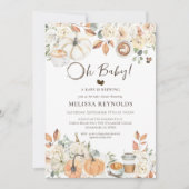 Invitation Bébé est en train de brasser | Baby shower Café d' (Devant)