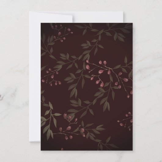 Invitation Bébé est en train de brasser | Fun Halloween Style (Dos)