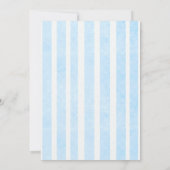 Invitation Bébé et ours en peluche garçons Baby shower Invita (Dos)