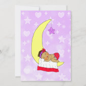 Invitation Bébé ethnique sur un nuage et Baby Shower de la fi (Dos)