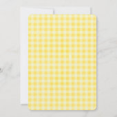 Invitation Bébé Fille Douche avec canard (Dos)