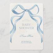 Invitation Bébé Fille ou Garçon Cadeaux (Devant)