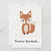 Invitation Bébé Fox (Devant)