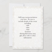 Invitation Bébé Fox (Dos)