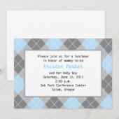 Invitation Bébé futé (Devant / Derrière)