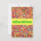 Invitation Bébé Gumballs (Dos)