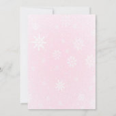 Invitation Bébé, il fait froid à l’extérieur de l’hiver Baby (Dos)