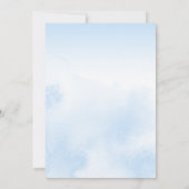 Invitation Bébé Il fait froid à l'extérieur Baby shower garço (Dos)