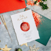 Invitation Bébé Il fait froid à l'extérieur de l'ornement Bab