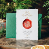 Invitation Bébé Il fait froid à l'extérieur de l'ornement Bab