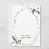 Invitation Bébé Il fait froid à l'extérieur du Baby shower (Dos)