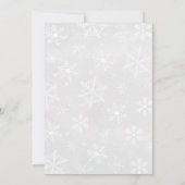 Invitation Bébé Il fait froid à l'extérieur du Baby shower (Dos)