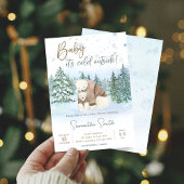 Invitation Bébé Il fait froid à l'extérieur du Baby shower