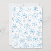 Invitation Bébé Il fait froid à l'extérieur du Baby shower (Dos)