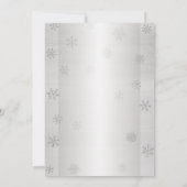 Invitation Bébé Il fait froid à l'extérieur du Baby shower d' (Dos)