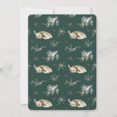 Invitation Bébé Il fait froid à l'extérieur du Baby shower d' (Dos)