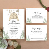 Invitation Bébé Il fait froid à l'extérieur du baby shower d'