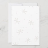 Invitation Bébé Il fait froid à l'extérieur du Baby shower d' (Dos)