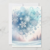 Invitation Bébé Il fait froid à l'extérieur du Baby shower d' (Dos)