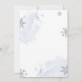 Invitation Bébé Il fait froid à l'extérieur du Baby shower de (Dos)