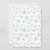 Invitation Bébé Il fait froid à l'extérieur du Baby shower de (Dos)