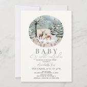 Invitation Bébé Il fait froid à l'extérieur du Baby shower de (Devant)