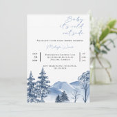 Invitation Bébé Il fait froid à l'extérieur du Baby shower de (Debout devant)